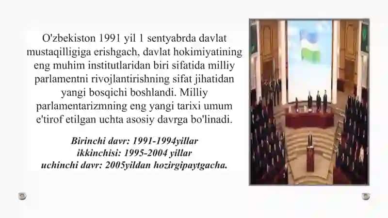 O'zbekistonda 2-palata parlamentning shakllanishi 4
