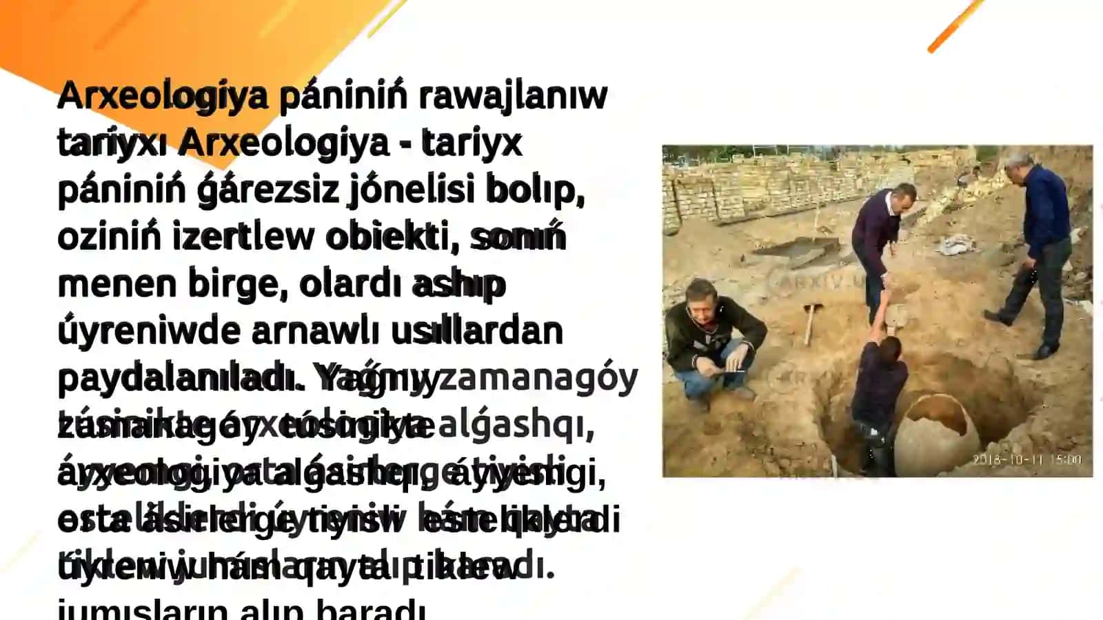 Arxeologiyaliq izertlew metodları 4