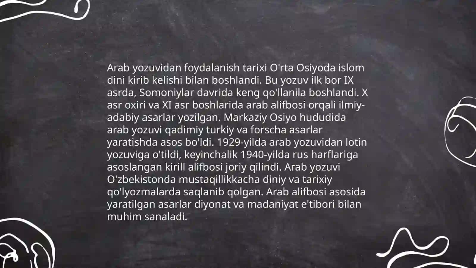 Yozuvning paydo boʻlishi va rivojlanishi 4