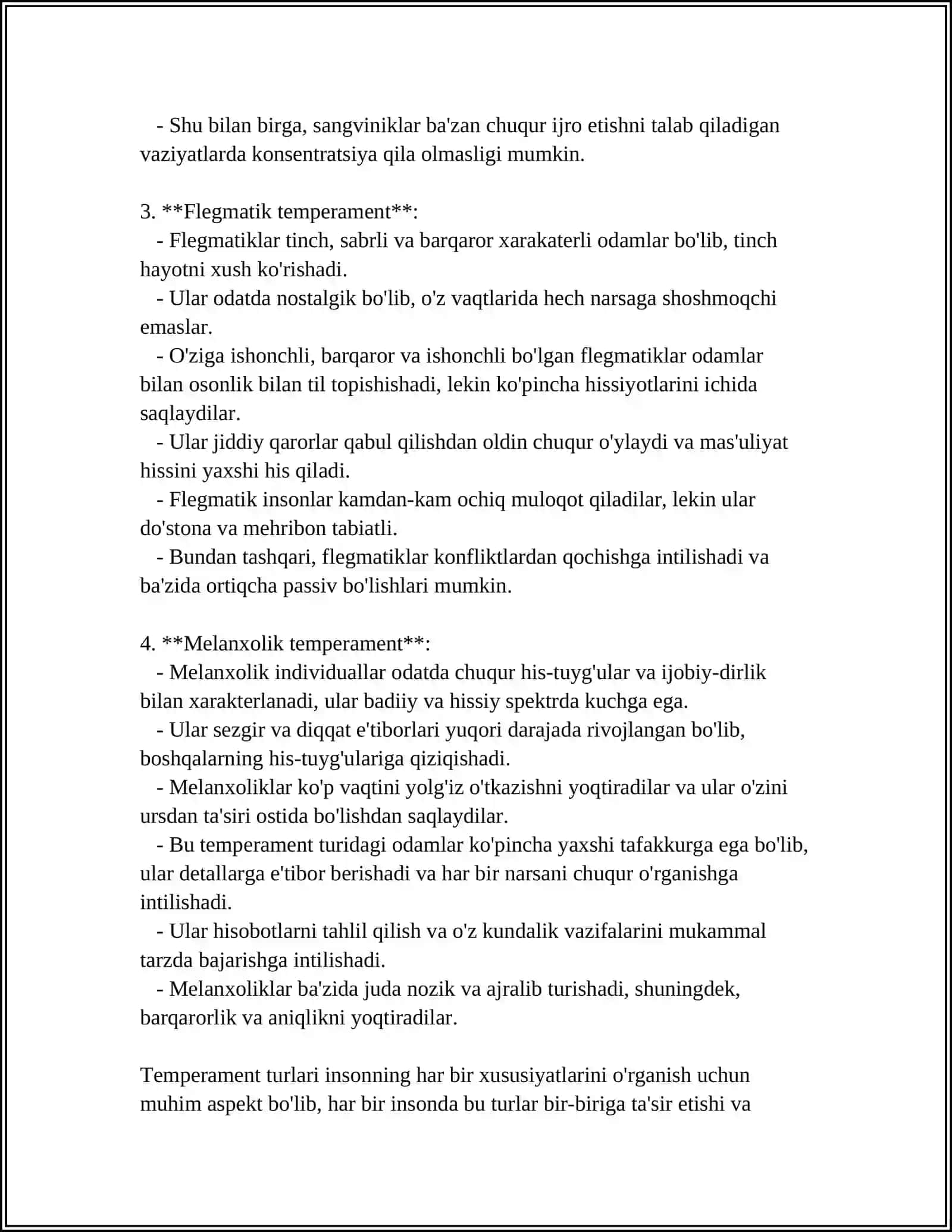 TEMPERAMENT VA UNING NAZARIYALARI 4