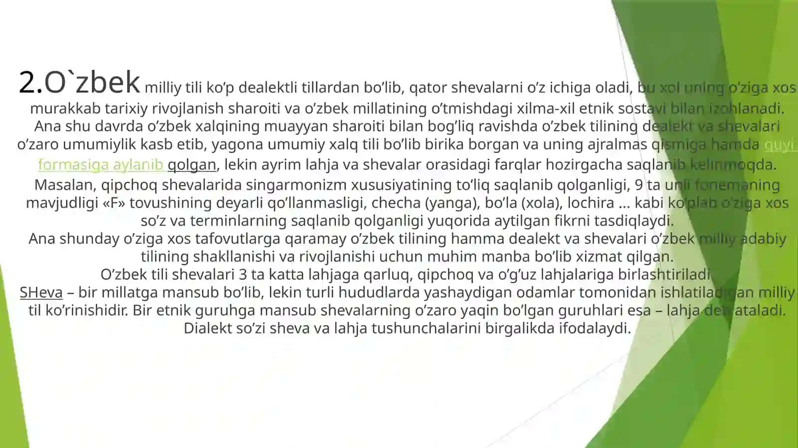 Hozirgi oʻzbek adabiy tilining dialektal asoslari boʻyicha mashqlar 4