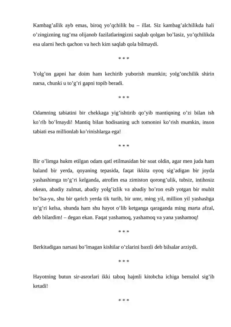 F.M.Dostoevskiyning «Jinoyat va jazo» 4