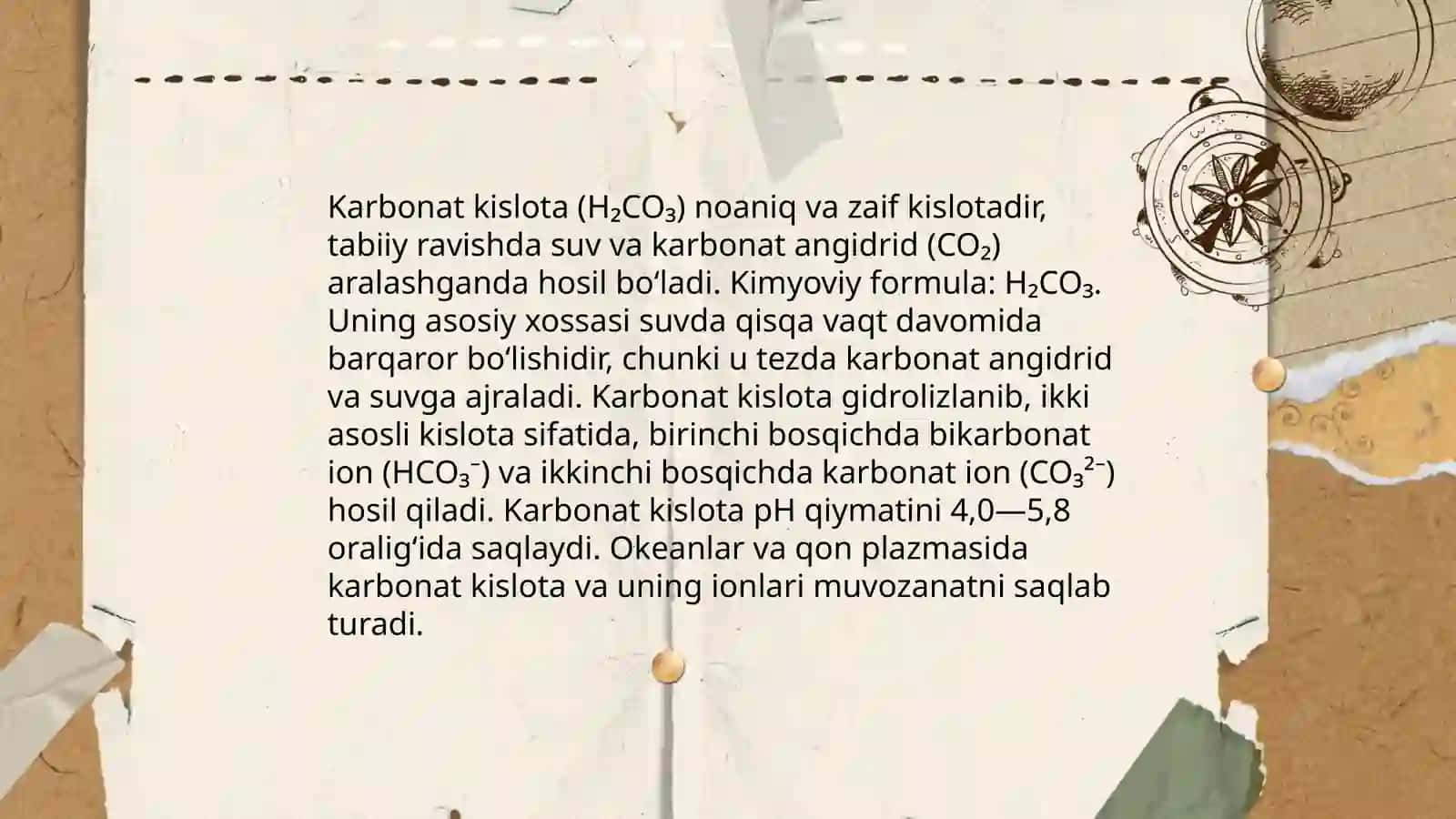 Karbonat kislota va karbonatlarning xossalari 4