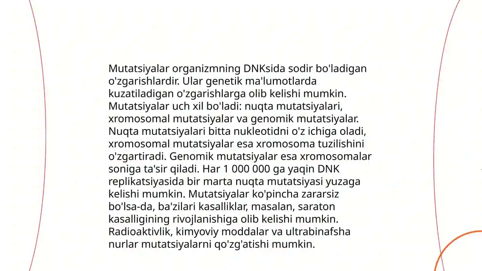Genetik buzilishlar 4