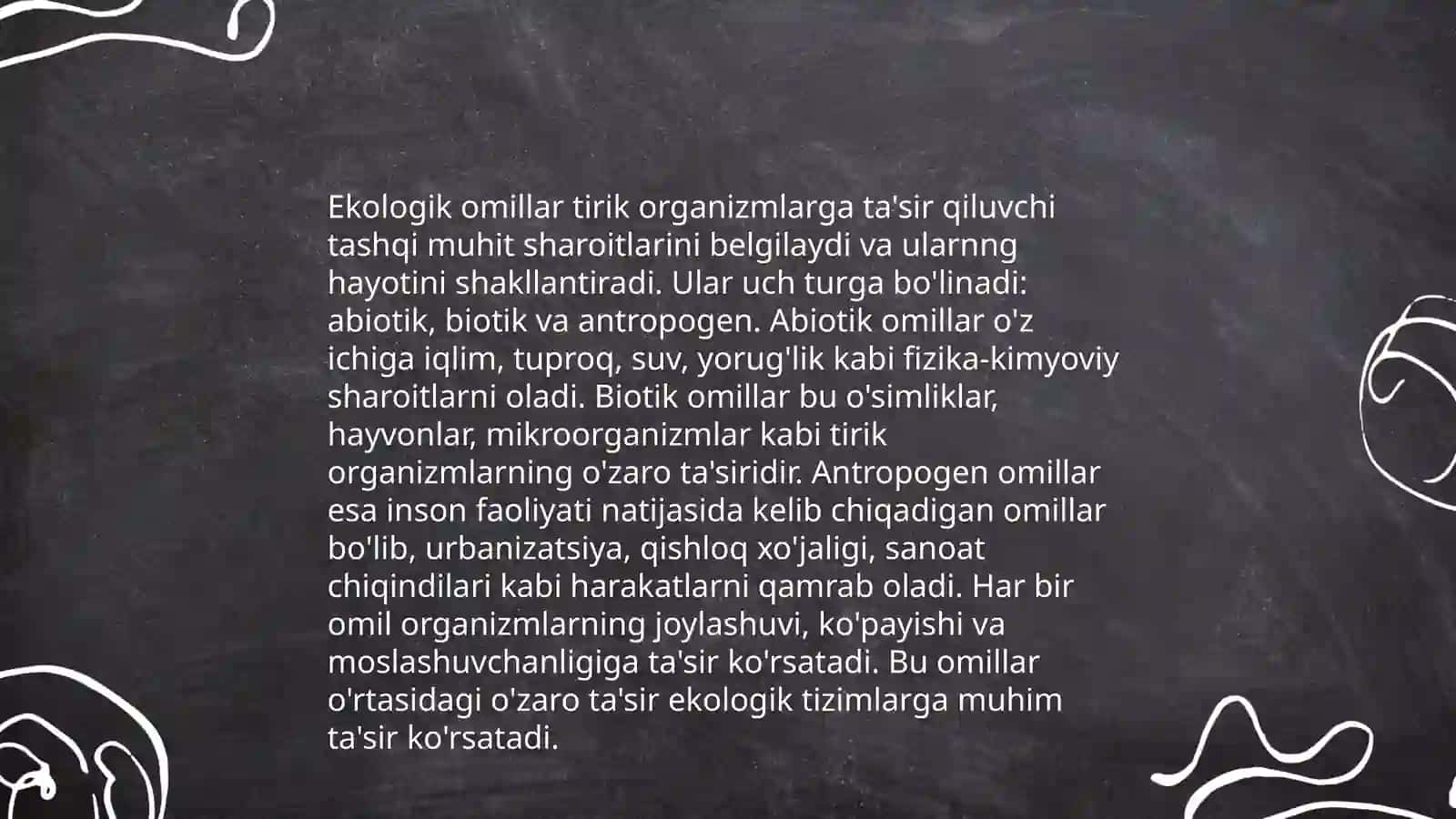 Muhit va ekologik omillar 4