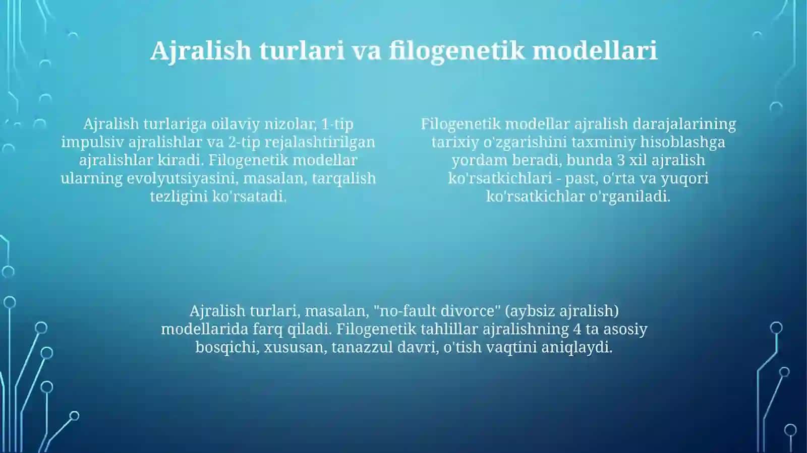 Ayirishfilogenezivabuzilishlari 4