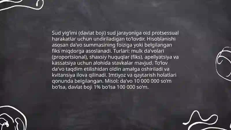 Sud xarajatlari 4