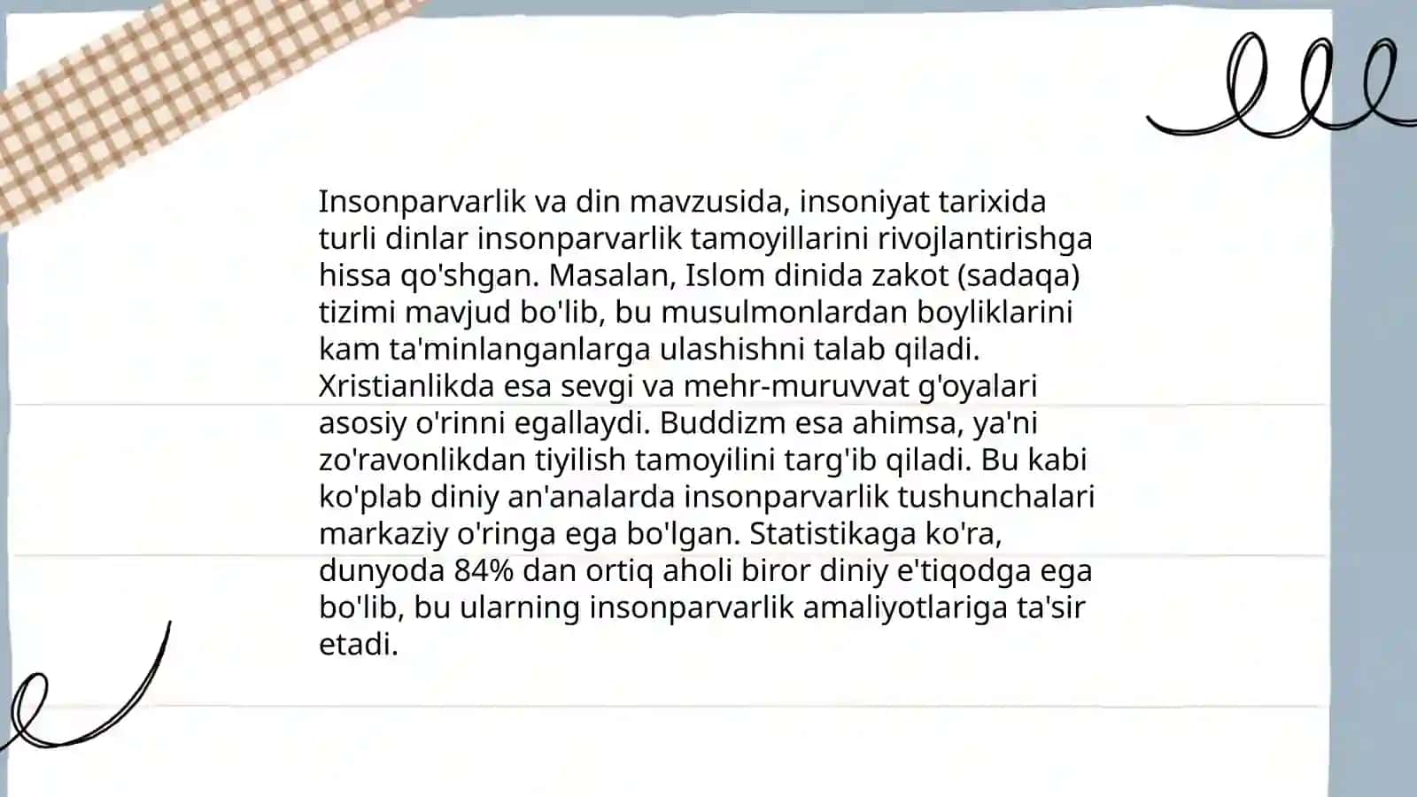 Insonparvarlik tamoyili 4