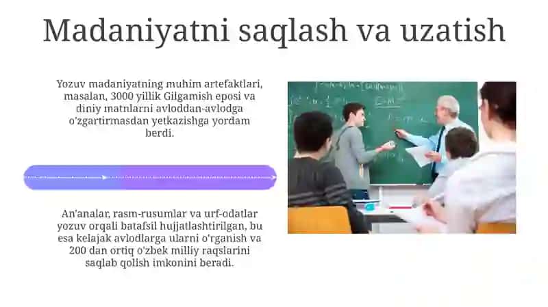 Yozuvning insoniyat tamadudidagi oʻrni 4