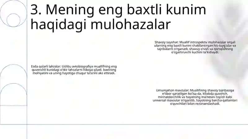 Esse Hayotimdagi Eng Baxtli Kun 4