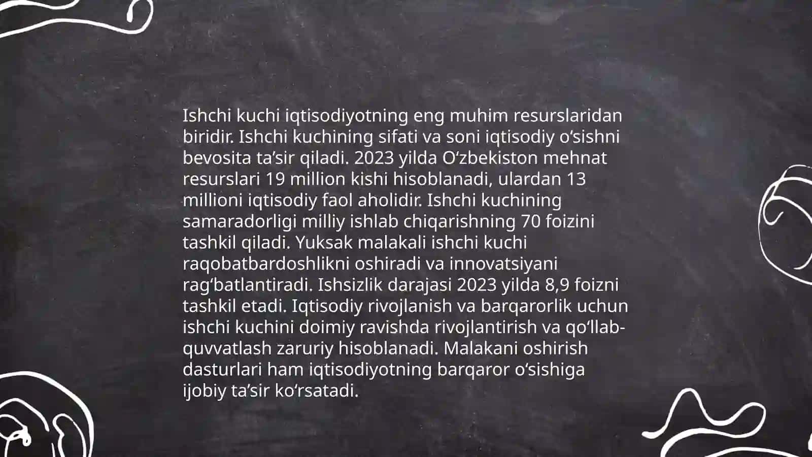 Yalpi ishchi kuchi va uning bandligi 4