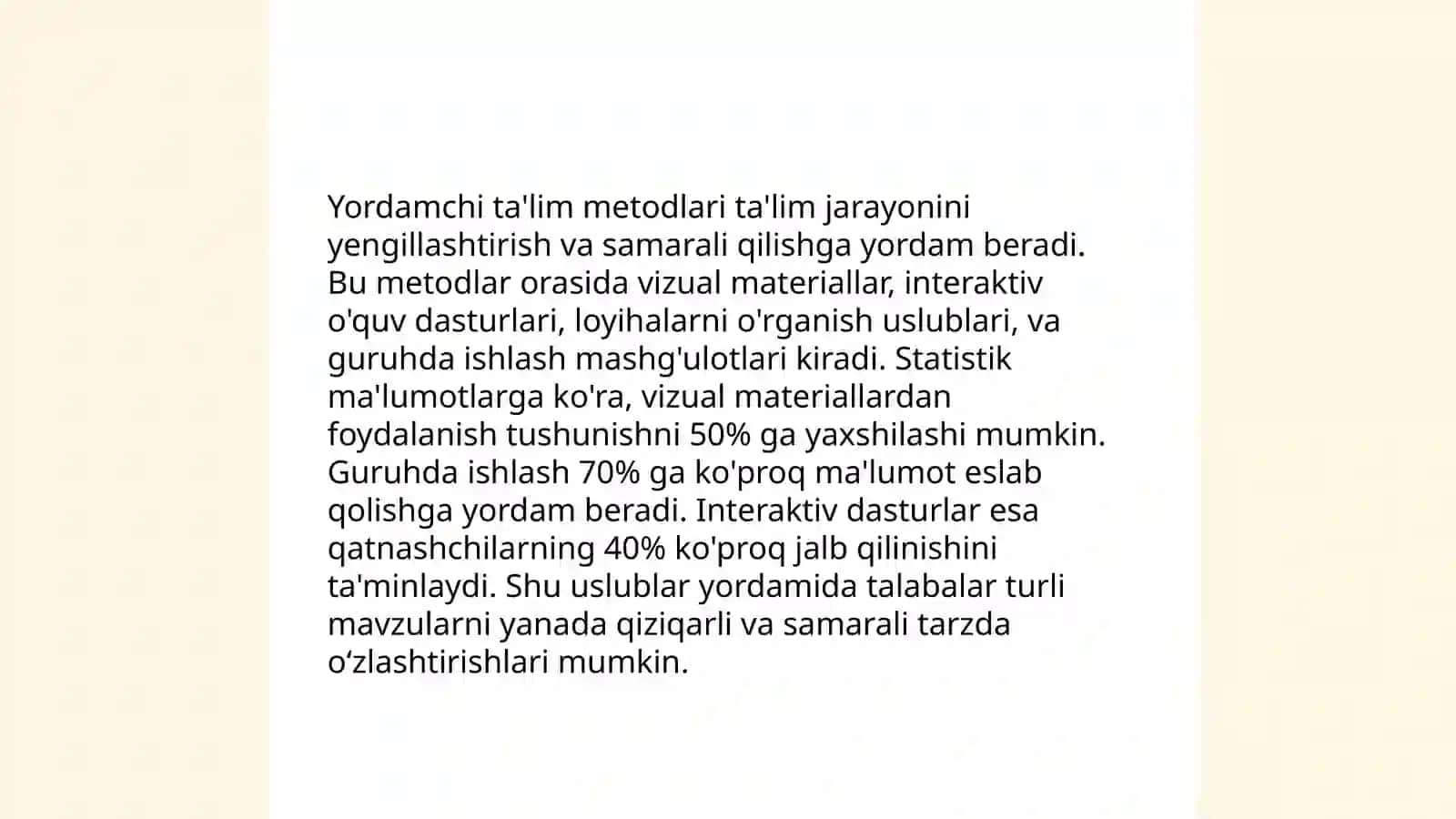 Yordamchi ta'lim shakllari 4