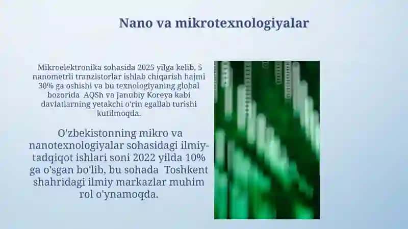 Texnik vositalarning jivojlanish tendensiyalari 4
