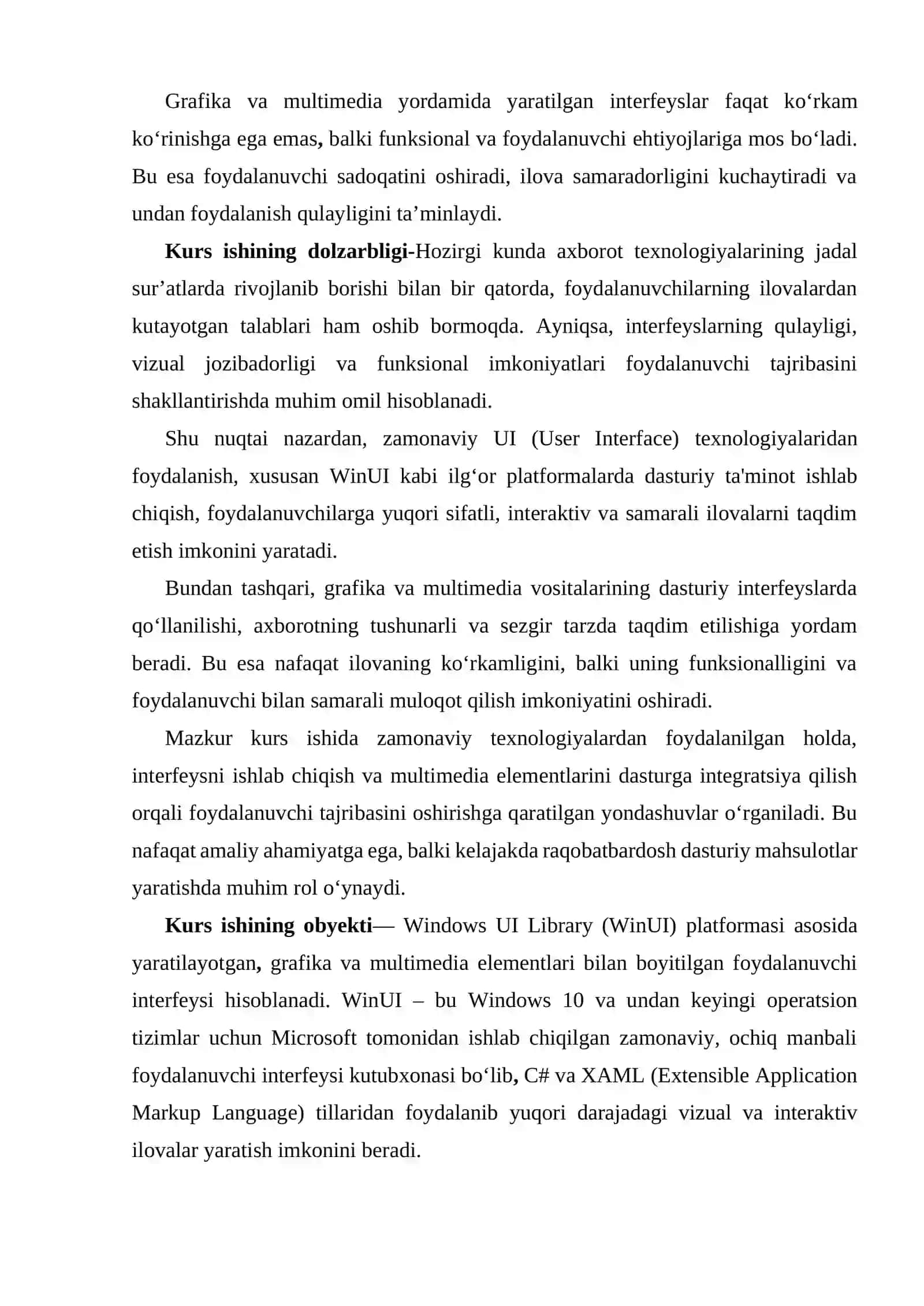 Win Ui da grafika va multimedialar bilan ishlash 4