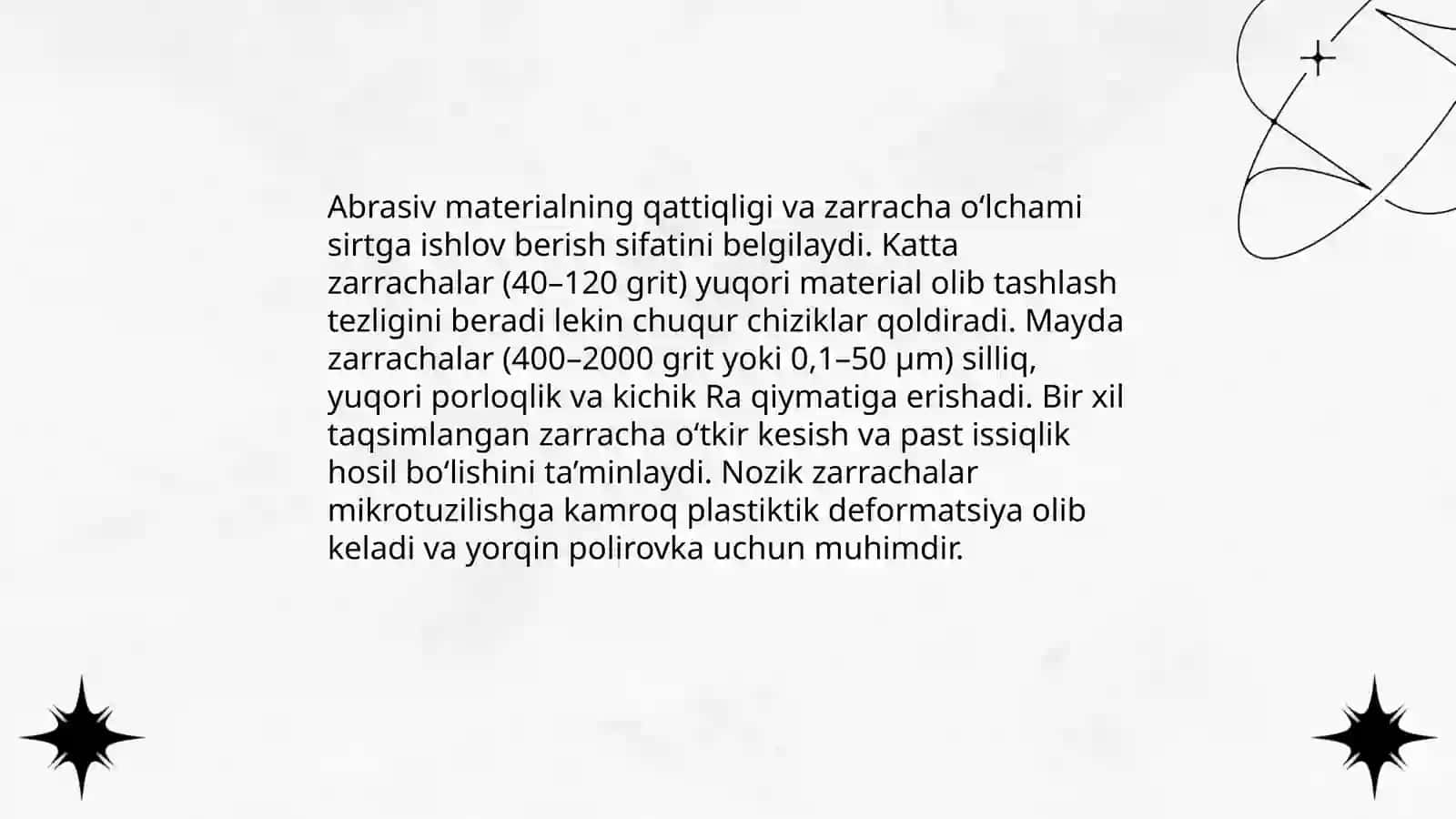 Detallarni yuzaga ishlov berish 4