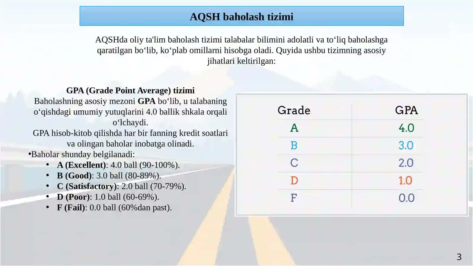 AQSH oliy ta’lim tizimi 4