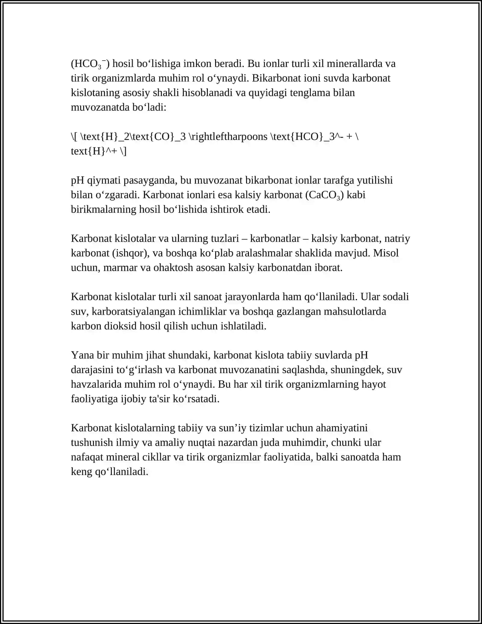 KARBONAT KESLATALAR VA ULARNING TUWINDILARI 4