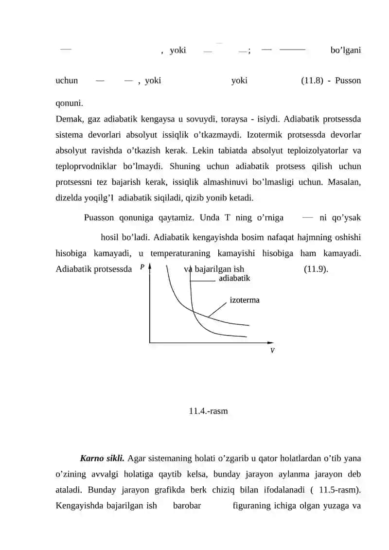Tеrmodinamikaning ikkinchi qonuni 4
