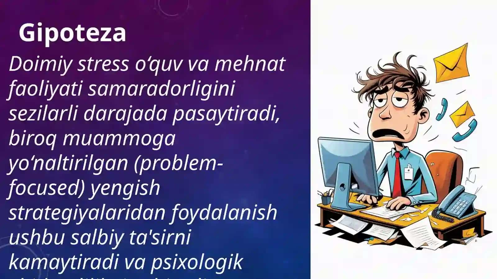 STRESS VA UNING INSON PSIXIKASIGA TA'SIRI 4
