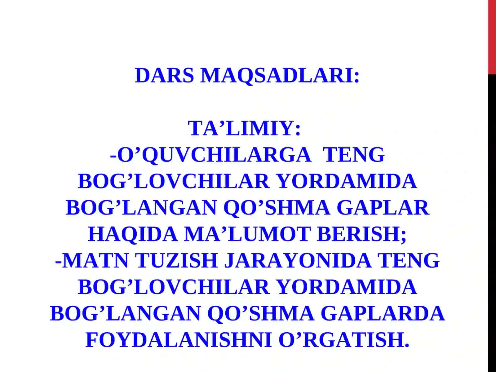 9-SINF ONA TILI FANIDAN DARS ISHLANMASI 4