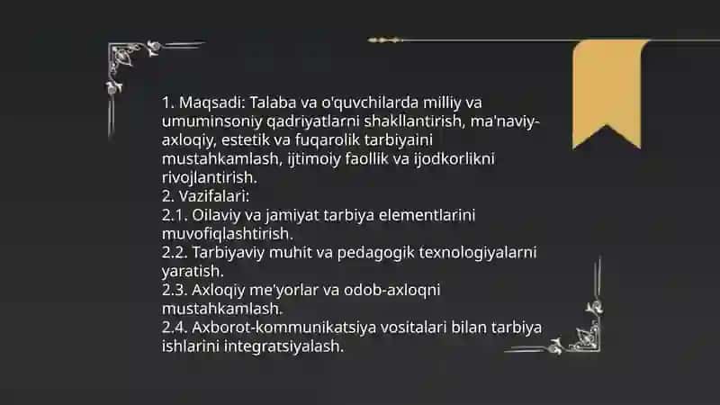 Tarbiyaviy ishlar metodikasi 4