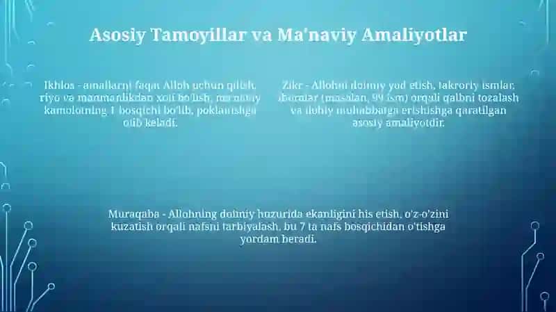 Tasavvuftaʼlimotivatariqati 4
