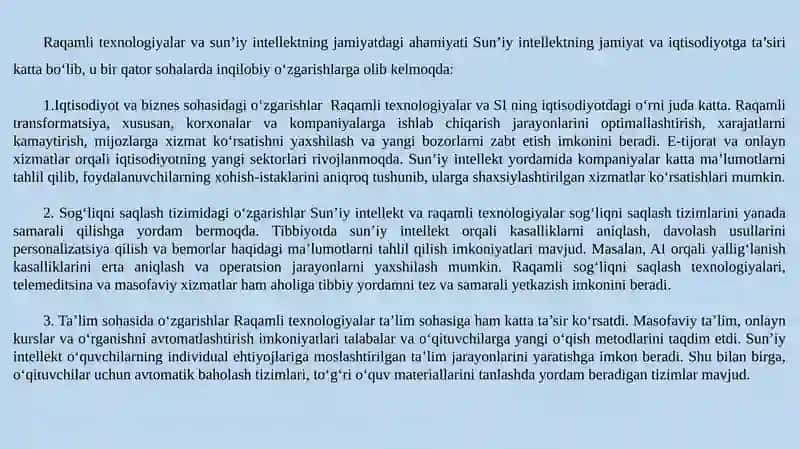 Raqamli iqtisodiyotda qo'shimcha texnologiyalar 4