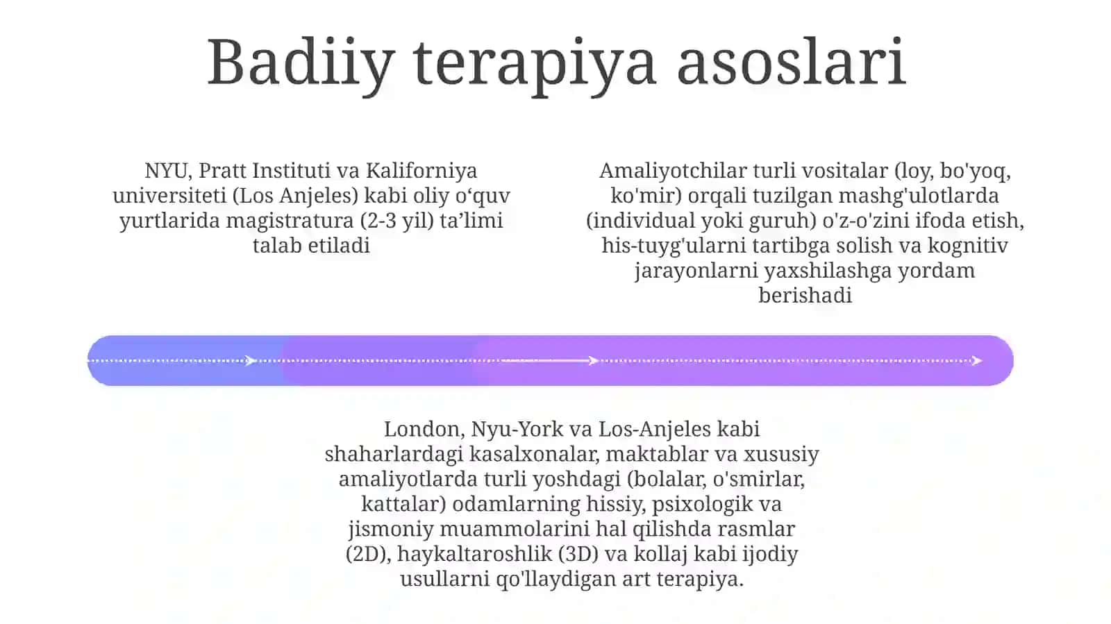 Badiiy terapiya samaradorligini o'lchash 4