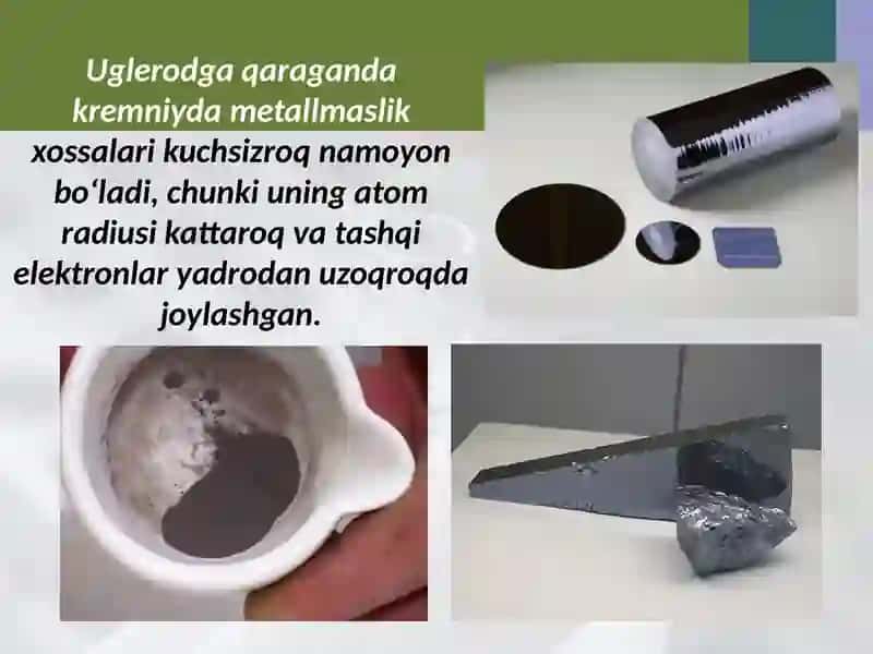 Kremniytashqiko‘rinishidanmetallarga 4