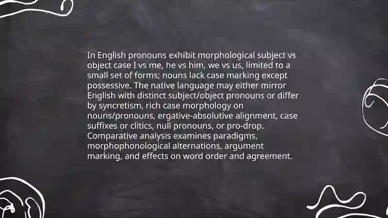 Personal Pronouns in English and the Native Language: A Comparative Study 4