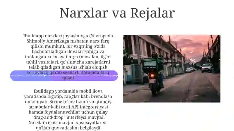 Ibuildapp dasturida mobil ilova yaratish 4