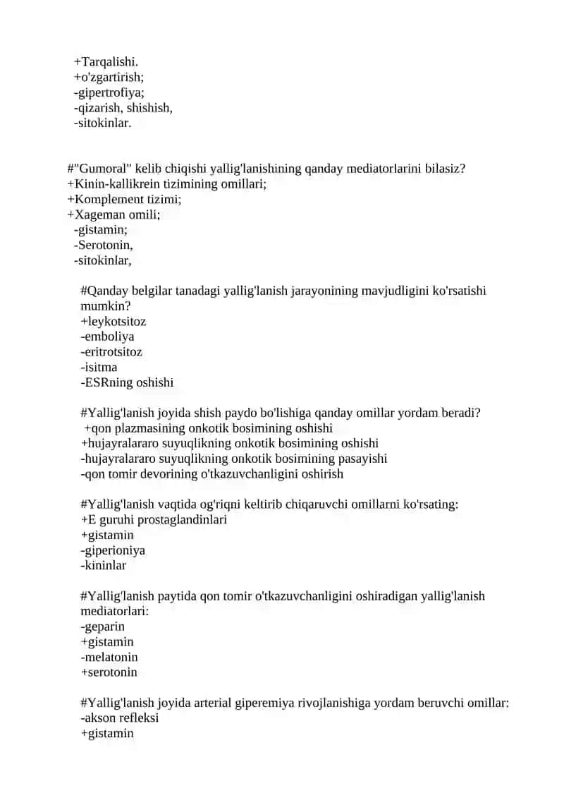Yallig'lanish davrida leykotsitlar emigratsiyasi hodisalari 4