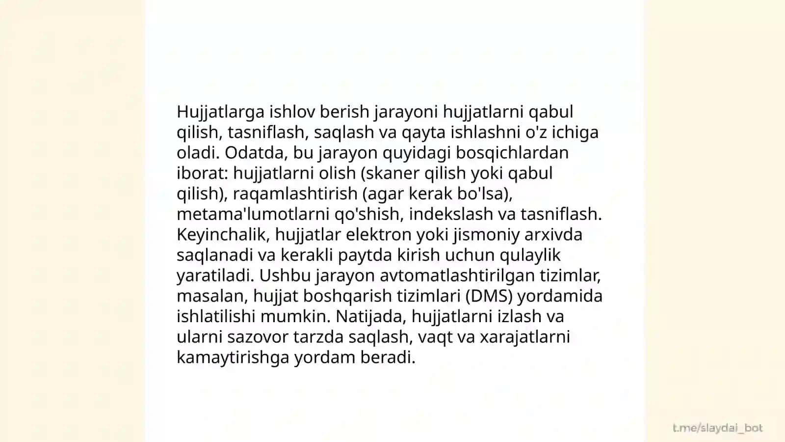 Hujjatlar ustida ishlash tartiboti 4