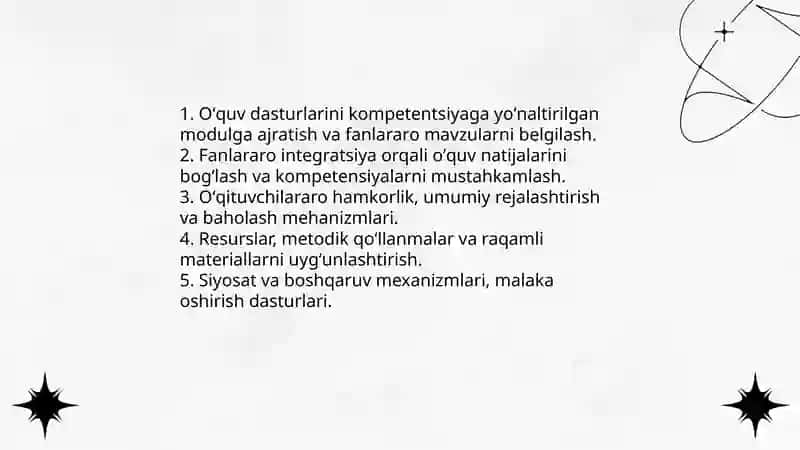 Taʼlim jarayonini integratsiyalash masalalari 4