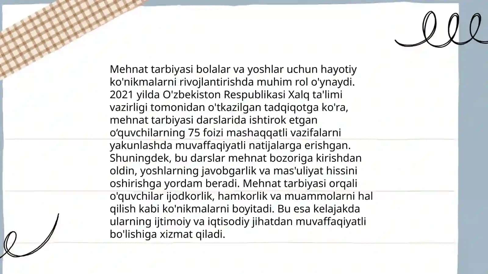 Mehnat Tarbiyasi 4