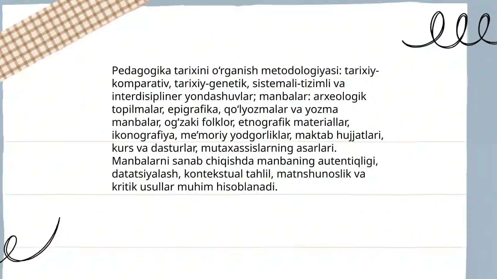 Pedagogika tarixi fan sifatida 4