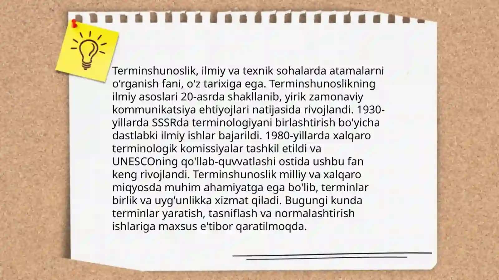 Terminologiya, Terminshunoslik, Terminografiya 4