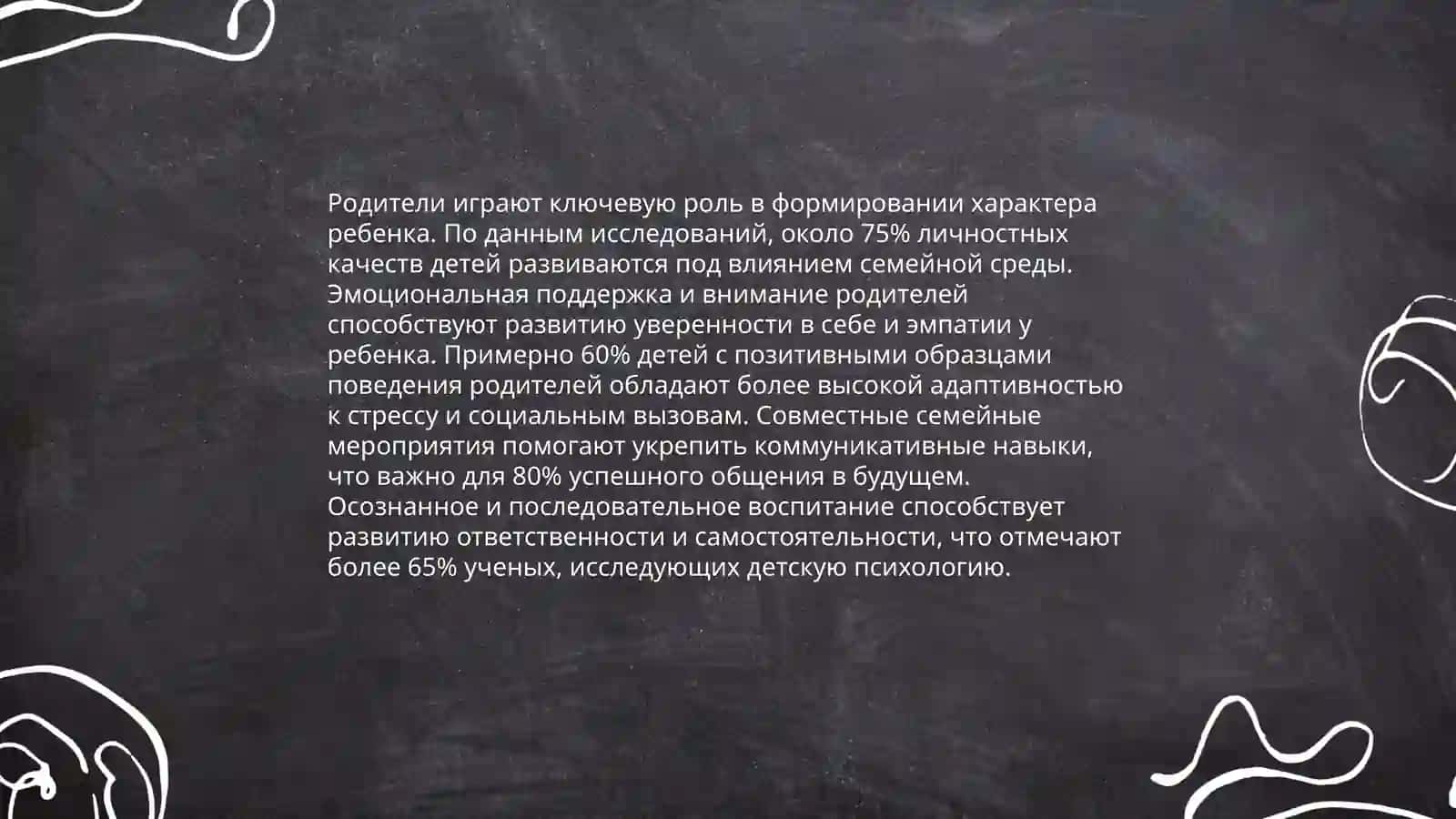 Воспитание человека - зеркало семьи 4