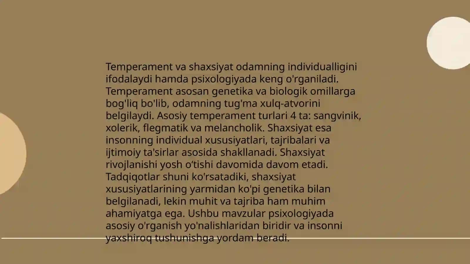 Tempramentlar 4