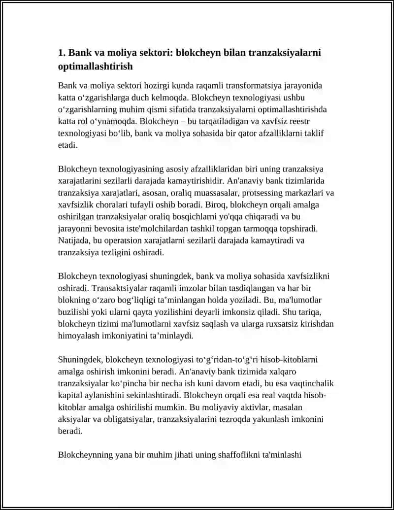 MILLIY IQTISODIYOTNI TURLI SOHALARIDA BLOKCHEYN TEXNOLOGIYASIDAN FOYDALANISH YO'LLARI 4