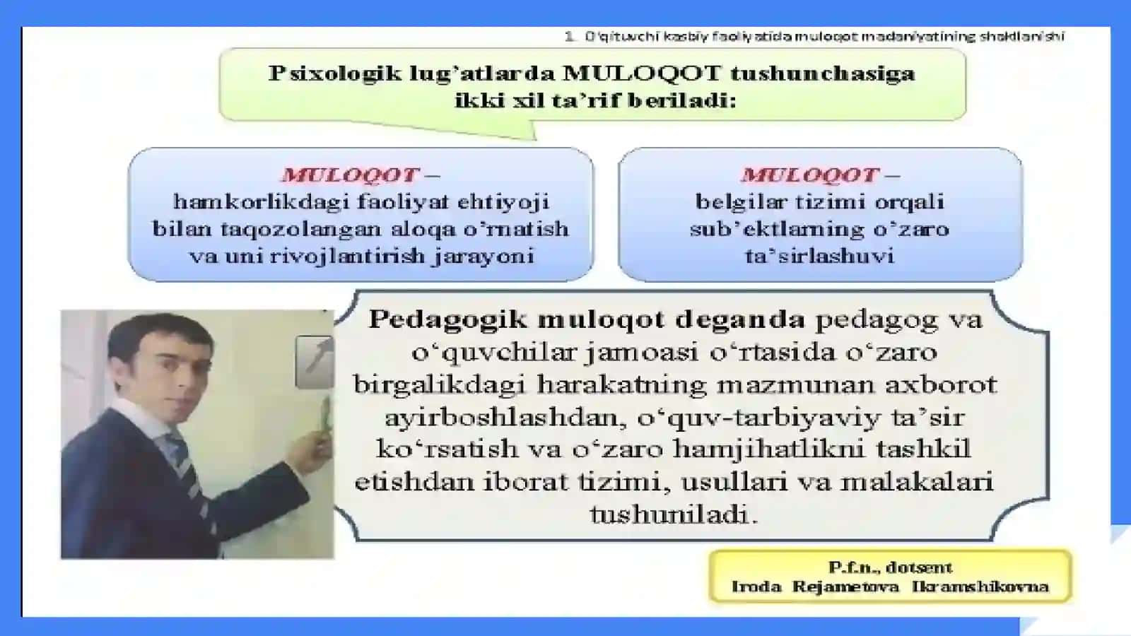 Pedagogik muloqot 4