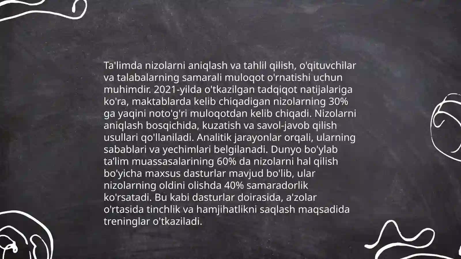 Nizolarni boshqarishning nazariy asoslari 4