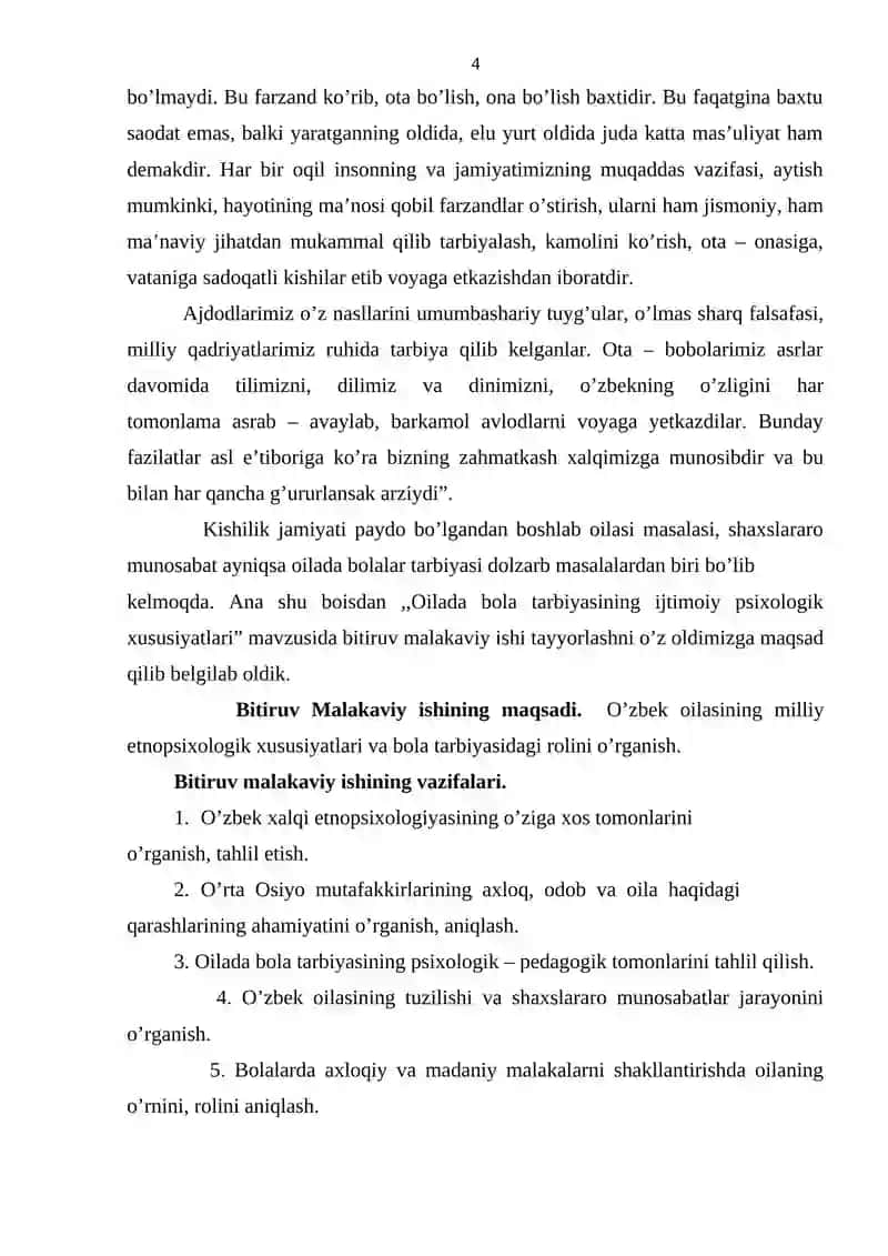 Oilada bola tarbiyasining ijtimoiy –psixologik xususiyatlari 4