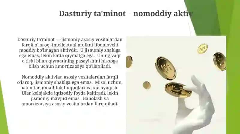 Asosiy vositalar va nomoddiy aktivlar 4