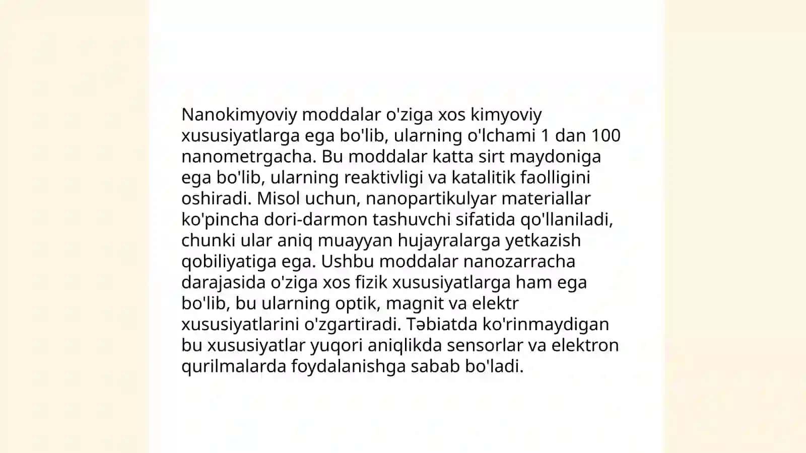Nanokimyoda o'lcham effektlari 4