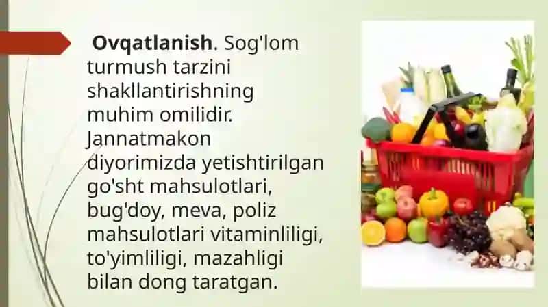 Sog’lom Turmush Tarzi 4