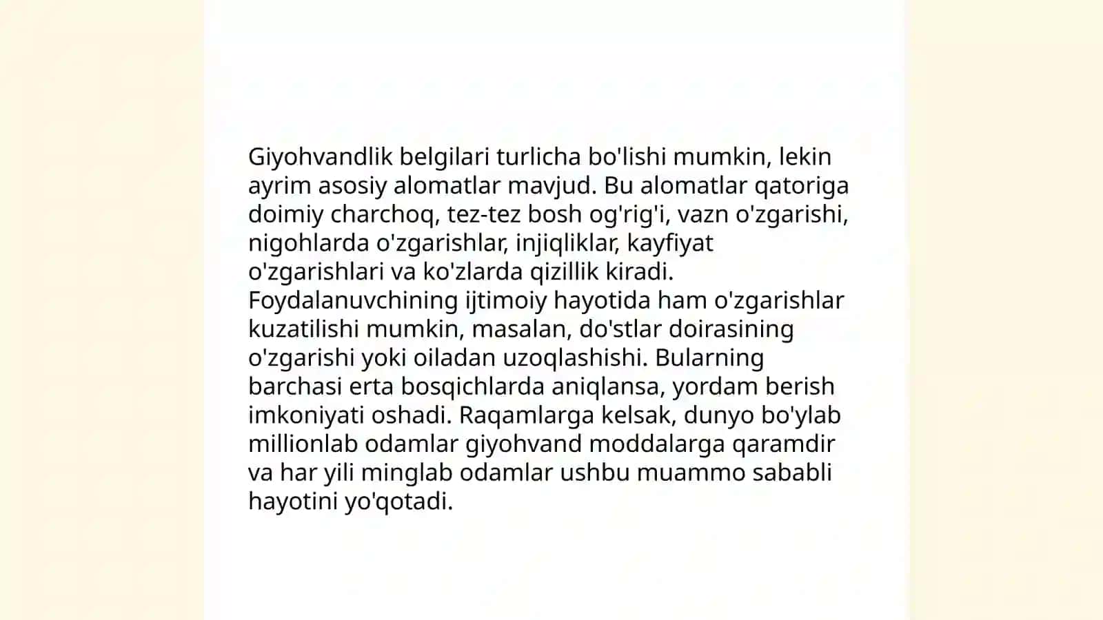 Giyohvandlik 4