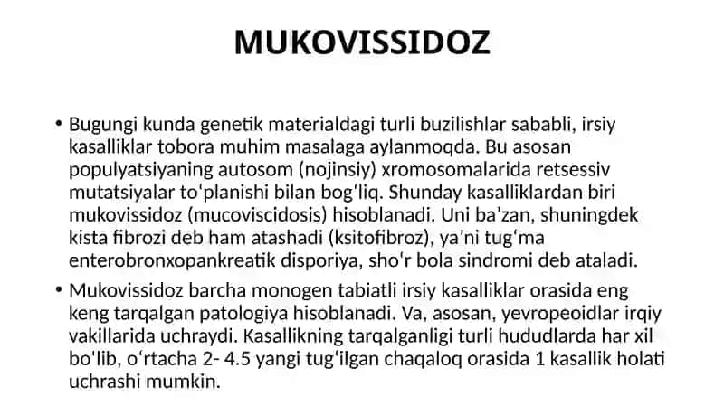 MUKOVISSIDOZ 4