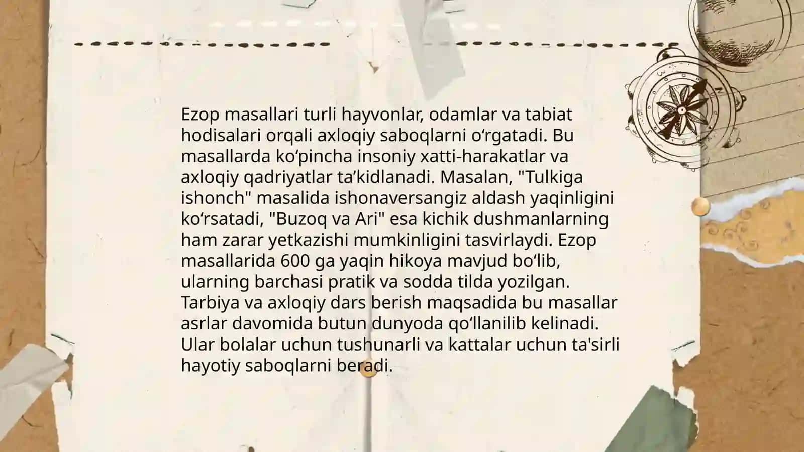 Ezop masallarida didaktika 4