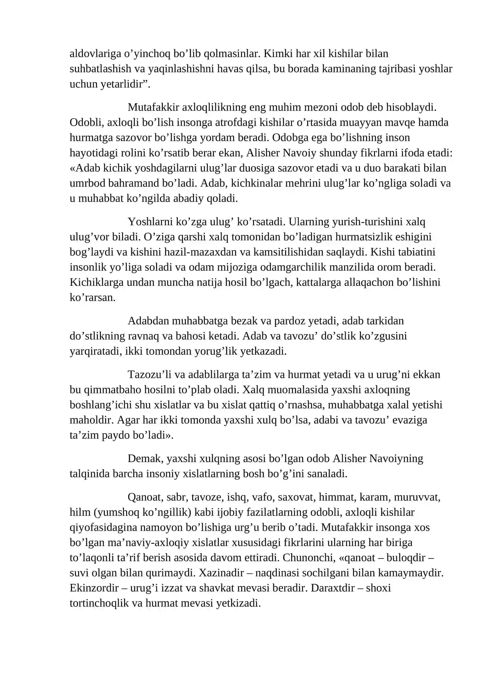 Alisher Navoiyning ta’limiy-axloqiy qarashlari 4